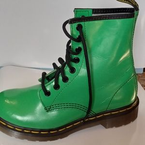 Green Dr Marten boots